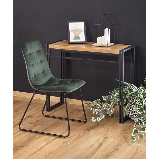 BOLIVAR KN1 konzola hrast zlatni / crni (1p=1ks)