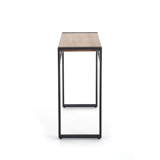 BOLIVAR KN1 konzola hrast zlatni / crni (1p=1ks)