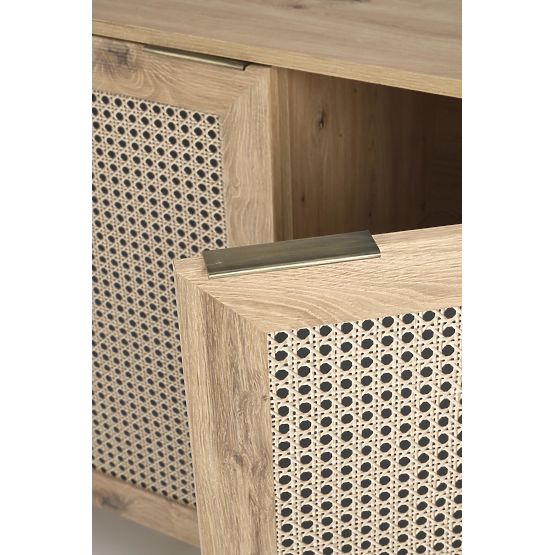 BORNEO KM-2 komoda hrast artisan/crna