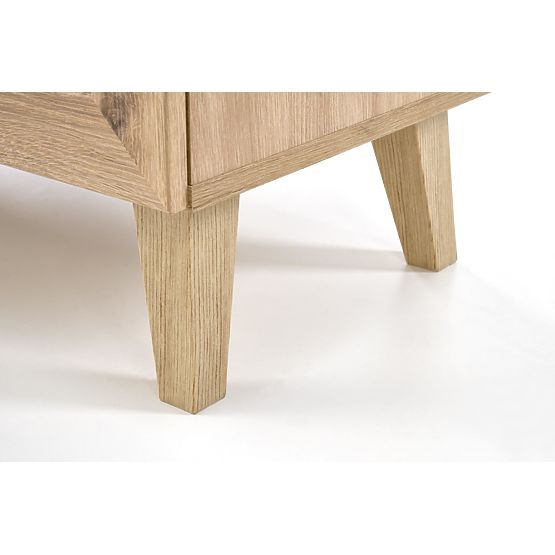 BORNEO KM-2 komoda hrast artisan/crna