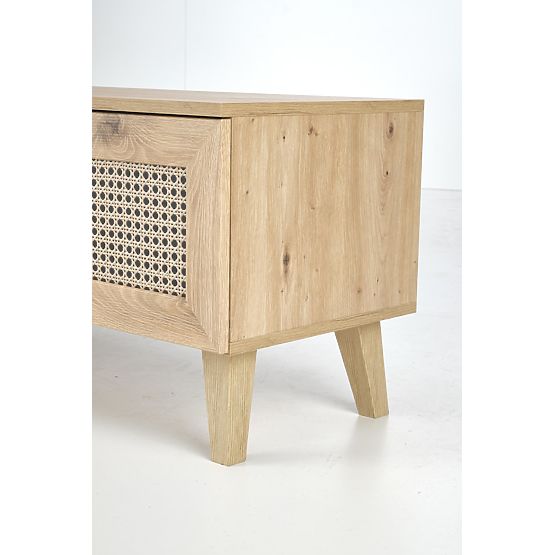 BORNEO RTV-1 TV stalak hrast artisan/crni (1p=1ks)