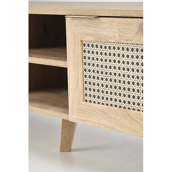 BORNEO RTV-1 TV stalak hrast artisan/crni (1p=1ks)