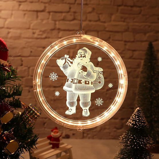 Božićna LED dekoracija Santa CD003