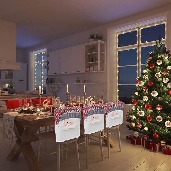 Božićna navlaka za stolicu YX22020 6 kom
