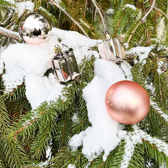 BOŽIĆNE KUGLE MIX 311437 ružičasta