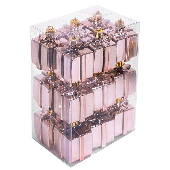 BOŽIĆNE KUGLE MIX 311437 ružičasta