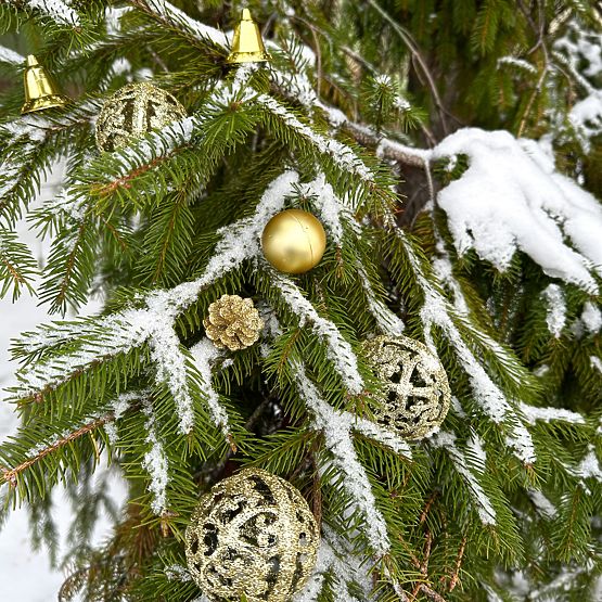 BOŽIĆNI UKRASI MIX 101 KOM 311437