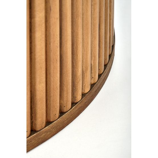 BRUNO okrugli stol, bijeli mramor / orah (2p=1ks)