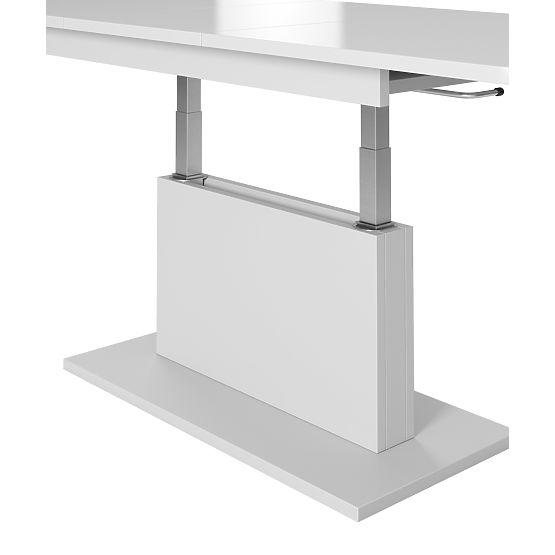 BUSETTI konferencijski stolić ploča: bijeli mat, noge: bijeli mat (2p=1ks)