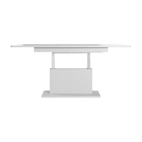 BUSETTI konferencijski stolić ploča: bijeli mat, noge: bijeli mat (2p=1ks)