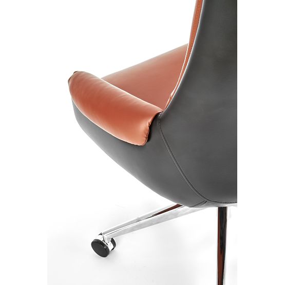 CALVANO uredska stolica tamno smeđa / svijetlo smeđa