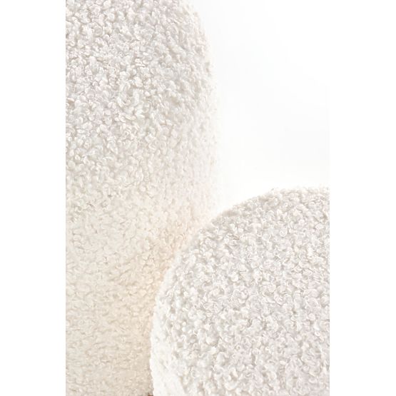 CANCUN set od 2 pufa, krem / prirodni (1p=1set)