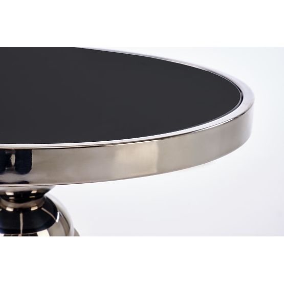 CARLA konferencijski stolić, crni / srebrni (1p=1ks)