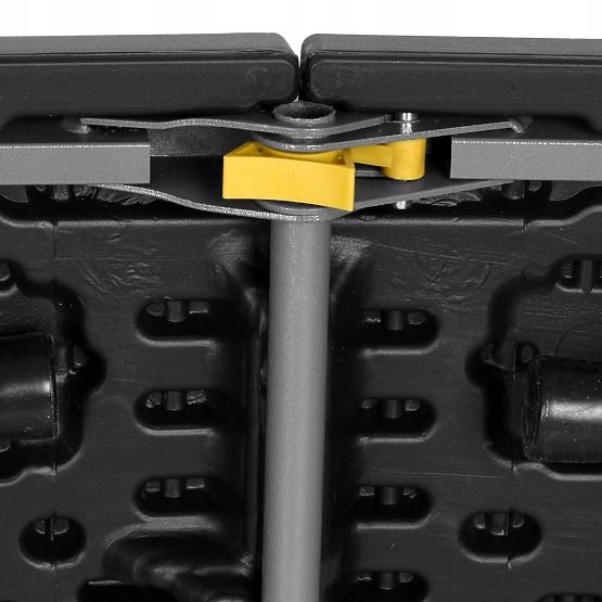 Catering set FETA BLACK 180 cm + 6 crnih stolica