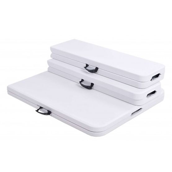Catering set FETA WHITE stol + 2 klupe
