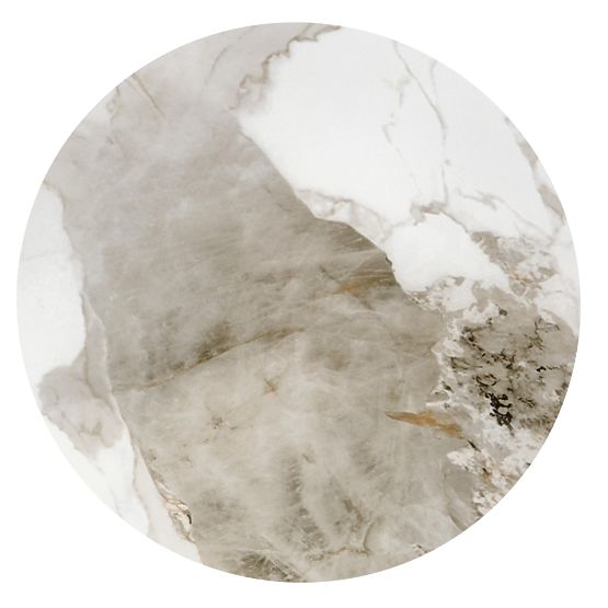 CECILIA_S konferencijski stolić bijeli mramor / sivi / zlatni (2p=1ks)