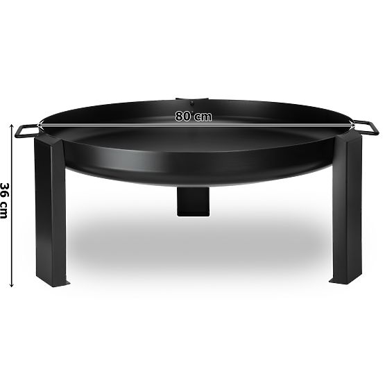 Čelično ložište 80 cm HOGAR