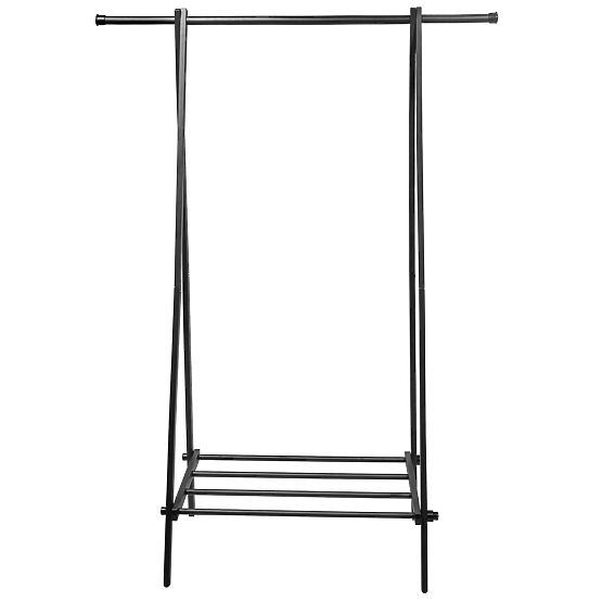Crna vješalica za odjeću