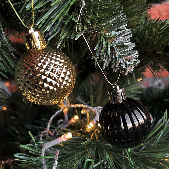 CRNE BOŽIĆNE KUGLICE 34 KOM SYSD1688-033