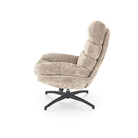 DARIO relax stolica s osloncem za noge i funkcijom ljuljanja, bež (1p=1ks)