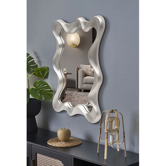 DECO zidno ogledalo, srebrno antičko (1p=1ks)