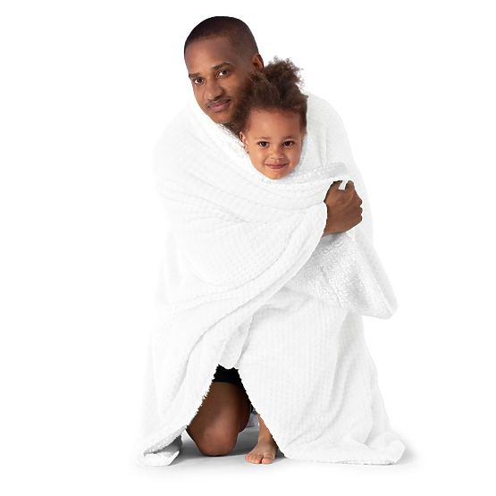 Deka SHLEEPY bijela boja žakardno utisnuta klasični stil 170x210