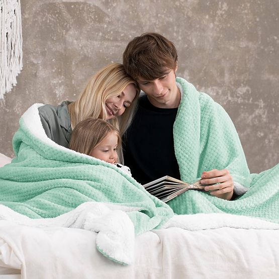 Deka SHLEEPY boja metvica žakardno utisnut klasični stil 130x180