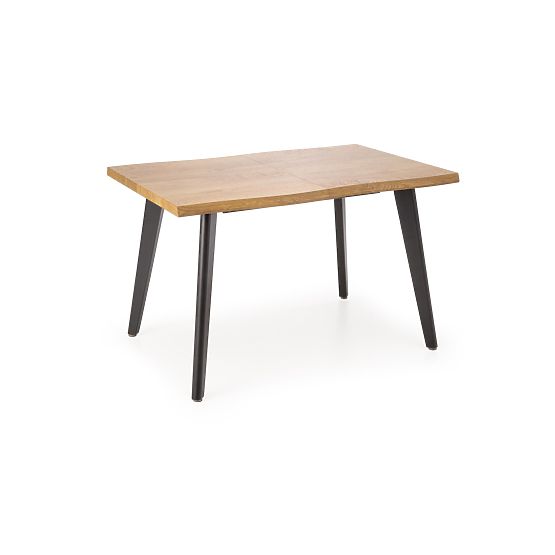DICKSON 2 proširivi stol 150-210/90 cm, ploča - prirodna, noge - crne (2p=1ks)