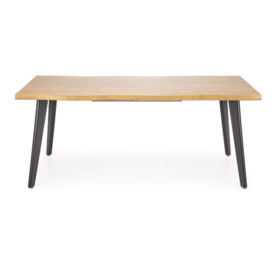 DICKSON 2 proširivi stol 150-210/90 cm, ploča - prirodna, noge - crne (2p=1ks)
