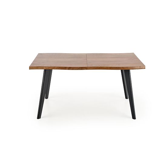 DICKSON sklopivi stol 120-180/80 cm, ploča - prirodna, noge - crne (2p=1ks)