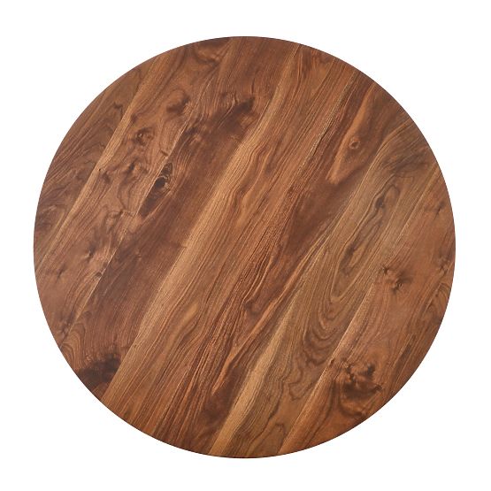 DOMENICO stol ploča - orah, noge - orah / zlatna (2p=1ks)