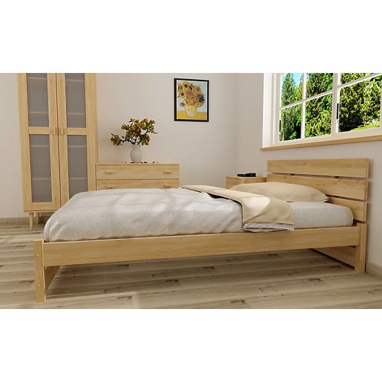 Drveni krevet Max 200 x 90 cm - borovica