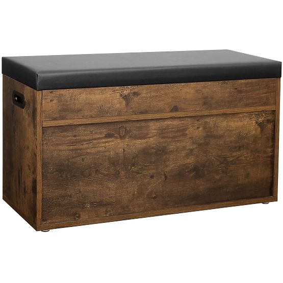 Drveni ormarić za cipele s klupom LOFT