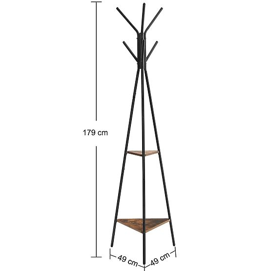 Drveni podni stalak za odjeću LOFT