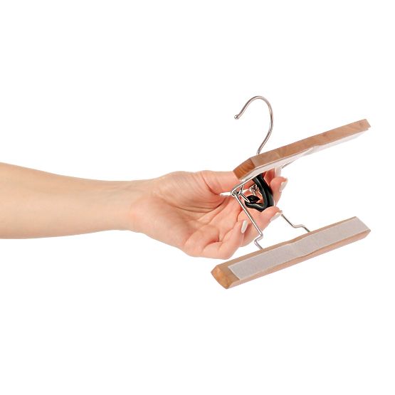 Drveni vješalica za hlače