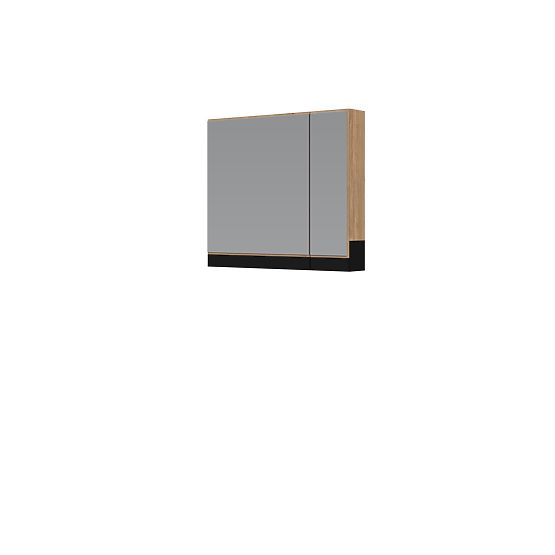 DUESA Zrcalni ormarić 80/2D zlatni hrast (1p=1ks)