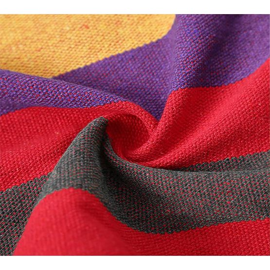 Dvostruka viseća mreža s prečkom 80cm 480145A YELLOW