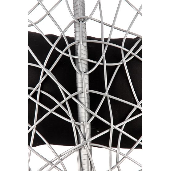 EGGY vrtna stolica siva / crna (3p=1ks)