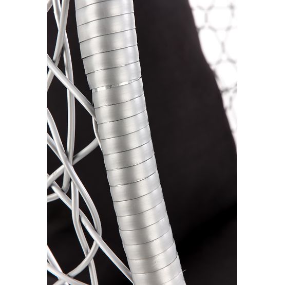 EGGY vrtna stolica siva / crna (3p=1ks)