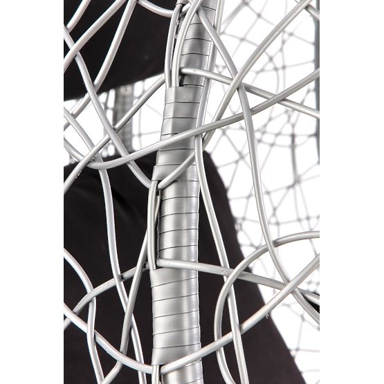 EGGY vrtna stolica siva / crna (3p=1ks)