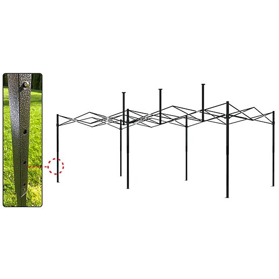 Ekspresni poslovni paviljon - 3x6 m - crni