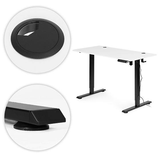 Električni podesivi stol 120x60 cm, podesiva visina 72-117 cm ModernHome