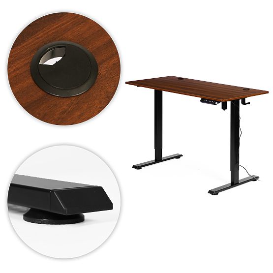 Električno podesivi stol 120x60 cm, visina podesiva 72-117 cm ModernHome