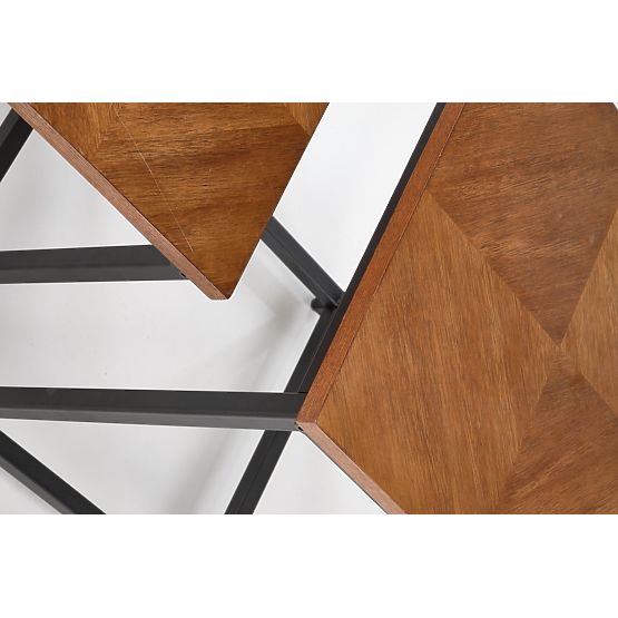 ELZA set 2 klupa, orah / crna (1p=1kom)