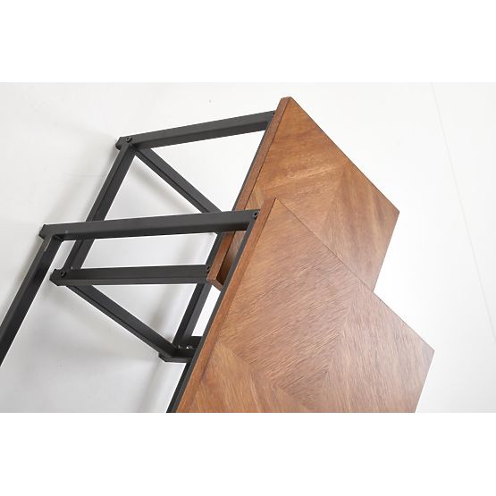 ELZA set 2 klupa, orah / crna (1p=1kom)