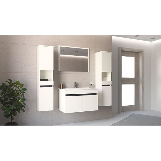 FIGARO Ogledalo 80 cm bijela