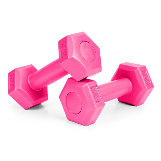 Fitness set bučica s utezima 2x 0,5 kg