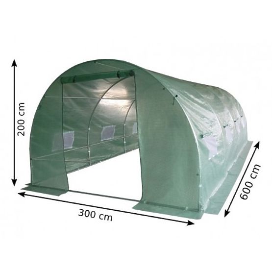 Folijski tunel - vrtni staklenik - 3x6 m