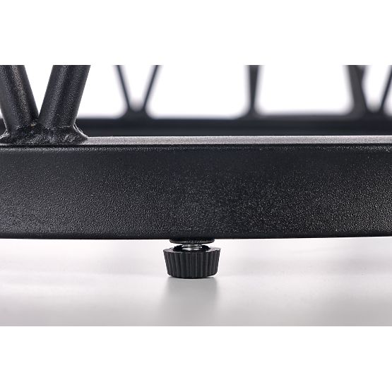 FORMOSA set od 2 klupe, bijeli mramor / crna (2p=1ks)