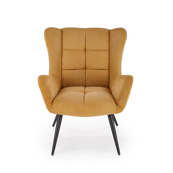 Fotelja za opuštanje BYRON - senf